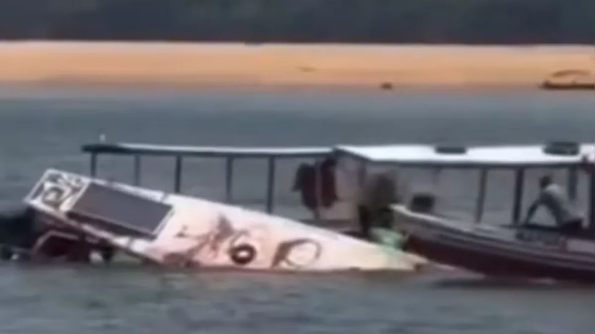 Imagem ilustrativa da notícia Barco afunda no rio Tocantins e mobiliza socorro imediato em Marabá