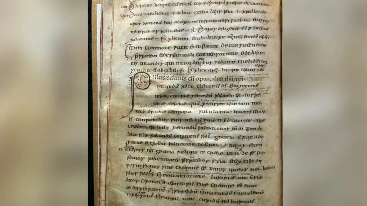 Imagem ilustrativa da notícia Manuscrito sagrado do século XI guardava marca de vírus secular