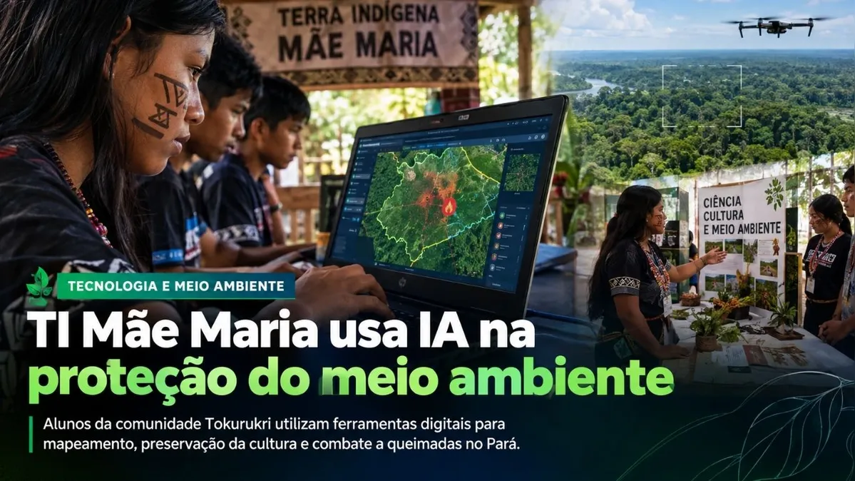 Imagem ilustrativa da notícia TI Mãe Maria usa IA na proteção do meio ambiente
