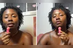 No vídeo, Alana fez um alerta direto ao público sobre o contraste entre a imagem pública do ex-companheiro e o comportamento privado.