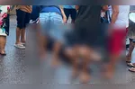 O homem teria sido atingido por um carro, em que o condutor fugiu do local