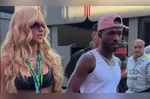 Imagem ilustrativa da notícia Virginia e Vini Jr. viram destaque no GP de F1 em Madri