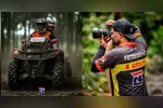 A emoção das competições de motocross são fotografadas por Brendon.