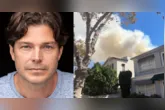 Erik Marmo teve a casa atingida por um incêndio em Beverly Hills, nos Estados Unidos; ator e família receberam apoio da comunidade após perderem pertences.