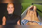 Virginia Fonseca aproveitou o dia de sol em Madri após adiar a viagem para acompanhar Vini Jr. em um jogo do Real Madrid.