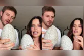 Juliette Freire mostra os convites personalizados preparados para os padrinhos e madrinhas de seu casamento com Kaique Cerveny, marcado para dezembro.