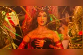 Anitta foi coroada rainha de bateria da Grande Rio durante evento na quadra da escola, em Duque de Caxias, no Rio de Janeiro.