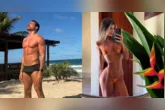 Cauã Reymond e Pietra Cupello levantaram rumores de romance após compartilharem registros de uma viagem a Itacaré, na Bahia.