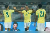 Samuel Lino (22), marcou duas vezes na goleada por 4 a 0 sobre a Índia