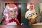 A comparação entre as duas fotografias foi uma forma descontraída de celebrar a data