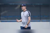 O técnico Léo Condé comandou o último treino do Remo antes do confronto contra o Bahia, pela 27ª rodada do Campeonato Brasileiro.