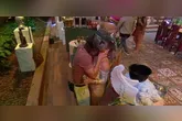 Daniel Erthal e Renata trocam beijos em A Fazenda 18