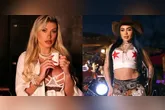 Em meio ao bate-boca, a influenciadora chamou a cantora de “flopada” e, na sequência, jogou bebida nela.