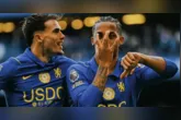 João Pedro comemora um dos dois gols marcados na goleada do Chelsea sobre o Bournemouth neste sábado (10/10), pela Premier League.