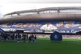 Mosaico de Nossa Senhora de Nazaré indicava a fé na vitória contra o Flamengo.