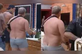 De cofrinho a mostra, Serginho Cabeção foi repreendido por Murilo Dias após aparecer apenas de cueca