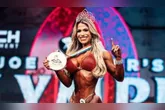 Duda Bezerra conquistou pelo segundo ano consecutivo o título da categoria Wellness do Mr. Olympia.