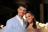 O vestido de Jarline gerou comentários entre os internautas e acabou se tornando um dos assuntos mais comentados sobre a celebração