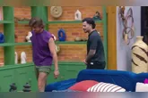 Os dois peões protagonizaram uma discussão após divergirem sobre as estratégias para a próxima formação da Roça.