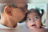 Juliano Cazarré atualizou o estado de saúde da filha Maria Guilhermina, de 4 anos, internada com gastroenterite, pneumonia e uma infecção.