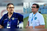 Presidente do Remo, Antônio Carlos Teixeira/ diretor de futebol e ex-presidente do Paysandu, Alberto Maia.