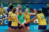 Com o placar de 3 sets a 0, o Brasil se classifou para as Olimpíadas de Los Angeles.
