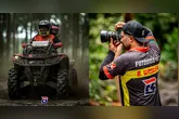 A emoção das competições de motocross são fotografadas por Brendon.