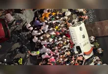 Tumulto e confusão marcaram o momento