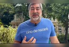 O apresentador contou sobre a devoção e a presença anual no Círio de Nazaré.