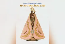 Imagem ilustrativa da notícia Manto do Círio de Nazaré 2026 é apresentado. Veja as imagens