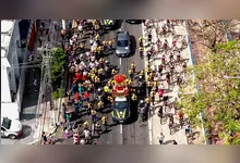 Imagens aéreas do Traslado de Nossa Senhora de Nazaré