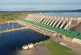 Vista da Usina Hidrelétrica Belo Monte, no Rio Xingu (PA); operação preventiva reduz vazão intermediária para enfrentar os efeitos do El Niño.