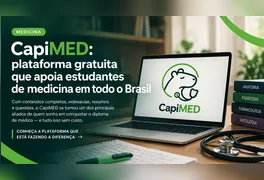 O site chamado CapiMED reúne banco de questões, flashcards, cronograma e revisões em um único ambiente, visando democratizar o acesso ao estudo ativo.