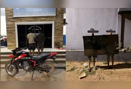 Ação do 4º Batalhão de Polícia Militar recuperou uma motocicleta e uma televisão de 75 polegadas subtraídas de imóvel arrombado.