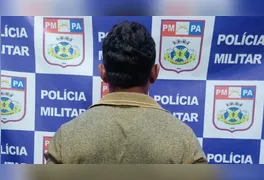 Vítima sofreu cortes no braço e na mão; suspeito foi localizado e levado para a Delegacia de Polícia Civil