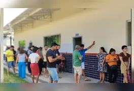 Eleitores nos diversos pontos de votação em Marabá no sudeste paraense