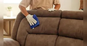 Método de limpeza a seco com solução de ácool e vinagre controla a quantidade de umidade e reduz o risco de proliferação de fungos e mofo no móvel.