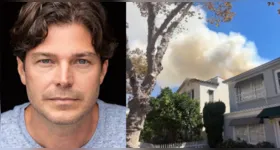 Erik Marmo teve a casa atingida por um incêndio em Beverly Hills, nos Estados Unidos; ator e família receberam apoio da comunidade após perderem pertences.