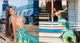 Sereia no Ver-o-Peso foi registrada pelo fotógrafo paraense Felipe Marques e viralizou nas redes sociais.
