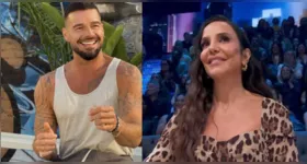 Ivete Sangalo recebeu declarações de carinho de Ricky Martin e Pedro Sampaio durante o Domingão e foi anunciada como jurada artística da Dança dos Famosos.