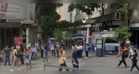Praça Sete, no Centro de BH, local onde pai teria tentado vender o próprio filho.