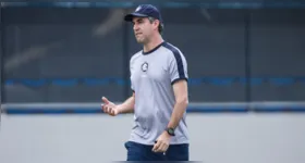 O técnico Léo Condé comandou o último treino do Remo antes do confronto contra o Bahia, pela 27ª rodada do Campeonato Brasileiro.