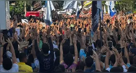 Aproximadamente 60 mil jovens ao longo dos 4,6 quilômetros de percurso pelas principais vias da capital paraense.