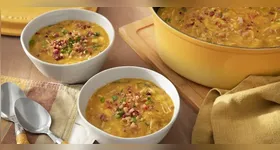 Caldo de Kenga: receita é fácil de preparar, rende aproximadamente 10 porções e leva cerca de 40 minutos.