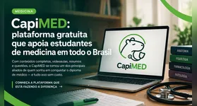 O site chamado CapiMED reúne banco de questões, flashcards, cronograma e revisões em um único ambiente, visando democratizar o acesso ao estudo ativo.