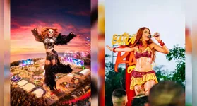 Rainhas do calypso e do tecnomelody se apresentam no Palco Sunset para celebrar a música paraense no encerramento do festival.