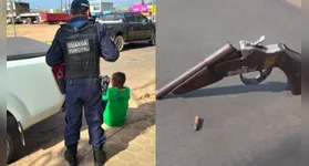 Suspeito foi abordado em frente a posto de saúde no bairro Laranjeiras após denúncia à Guarda Municipal