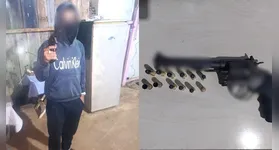 Ocorrência foi registrada no bairro Olga Benário; segundo a versão policial, homem teria efetuado disparos durante tentativa de abordagem