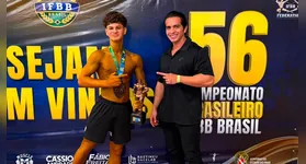 Atleta de Tucuruí conquista o primeiro lugar na categoria Sub-15 e garante TOP 6 na classe Bodyshape Sênior em competição da IFBB.