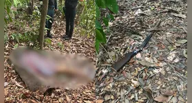 Esposo de 77 anos confundiu a mulher com um animal silvestre durante deslocamento para pescaria na comunidade PA Cristo Rei.